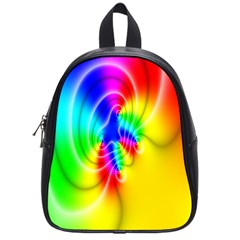 Complex Orange Red Pink Hole Yellow Green Blue School Bags (small)  by Mariart