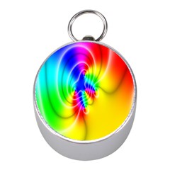 Complex Orange Red Pink Hole Yellow Green Blue Mini Silver Compasses by Mariart