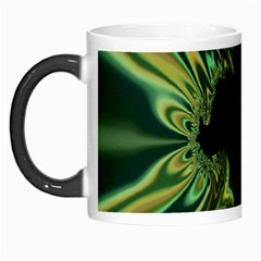 Burning Ship Fractal Silver Green Hole Black Morph Mugs by Mariart