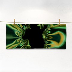 Burning Ship Fractal Silver Green Hole Black Cosmetic Storage Cases by Mariart