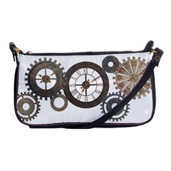 Hour Time Iron Shoulder Clutch Bags by Mariart