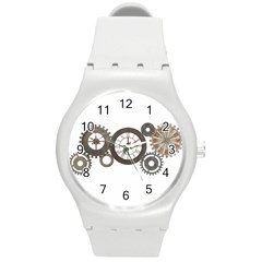 Hour Time Iron Round Plastic Sport Watch (m) by Mariart