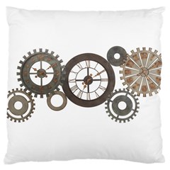 Hour Time Iron Large Cushion Case (one Side) by Mariart