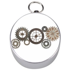 Hour Time Iron Silver Compasses by Mariart