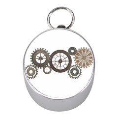 Hour Time Iron Mini Silver Compasses