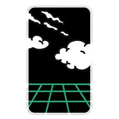 Illustration Cloud Line White Green Black Spot Polka Memory Card Reader by Mariart