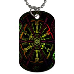 Inner Peace Star Space Rainbow Dog Tag (one Side)