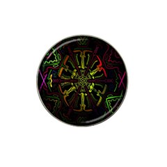 Inner Peace Star Space Rainbow Hat Clip Ball Marker (4 Pack)