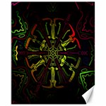 Inner Peace Star Space Rainbow Canvas 11  x 14   10.95 x13.48  Canvas - 1