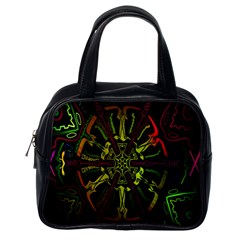 Inner Peace Star Space Rainbow Classic Handbags (one Side) by Mariart