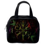 Inner Peace Star Space Rainbow Classic Handbags (2 Sides) Back