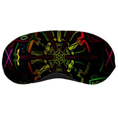 Inner Peace Star Space Rainbow Sleeping Masks by Mariart