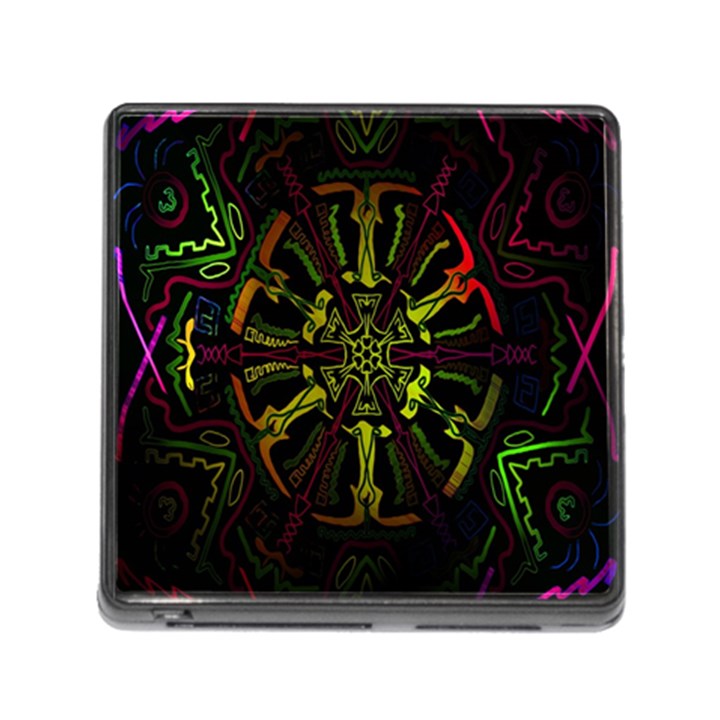 Inner Peace Star Space Rainbow Memory Card Reader (Square)