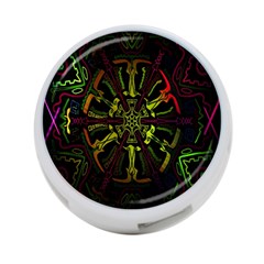 Inner Peace Star Space Rainbow 4-port Usb Hub (one Side) by Mariart