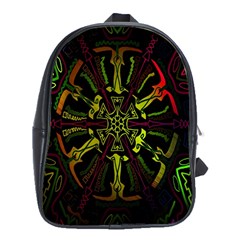 Inner Peace Star Space Rainbow School Bags (xl)  by Mariart