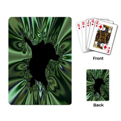 Hole Space Silver Black Playing Card by Mariart