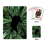 Hole Space Silver Black Playing Card Back