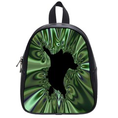 Hole Space Silver Black School Bags (small)  by Mariart