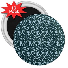 Interstellar Blog Tree Leaf Grey 3  Magnets (10 Pack)  by Mariart