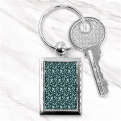 Interstellar Blog Tree Leaf Grey Key Chains (rectangle)  by Mariart