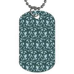 Interstellar Blog Tree Leaf Grey Dog Tag (two Sides) by Mariart