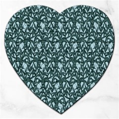 Interstellar Blog Tree Leaf Grey Jigsaw Puzzle (heart) by Mariart