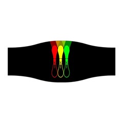 Lamp Colors Green Yellow Red Black Stretchable Headband by Mariart