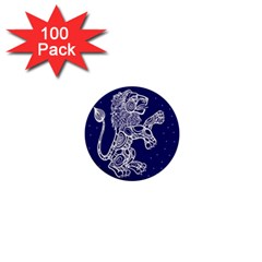 Leo Zodiac Star 1  Mini Buttons (100 Pack) 