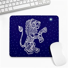 Leo Zodiac Star Large Mousepads by Mariart