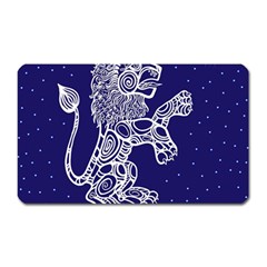 Leo Zodiac Star Magnet (rectangular) by Mariart