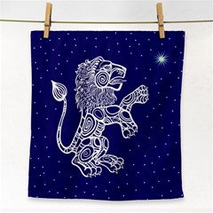 Leo Zodiac Star Face Towel by Mariart