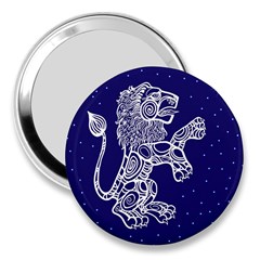 Leo Zodiac Star 3  Handbag Mirrors by Mariart