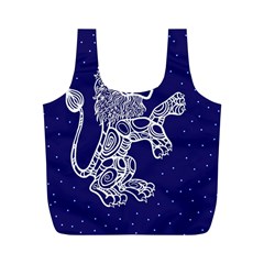 Leo Zodiac Star Full Print Recycle Bags (m)  by Mariart