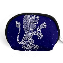 Leo Zodiac Star Accessory Pouches (medium)  by Mariart