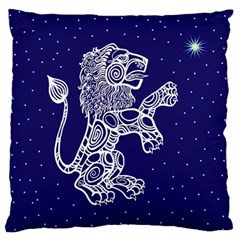 Leo Zodiac Star Standard Flano Cushion Case (one Side) by Mariart