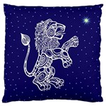 Leo Zodiac Star Standard Flano Cushion Case (Two Sides) Front