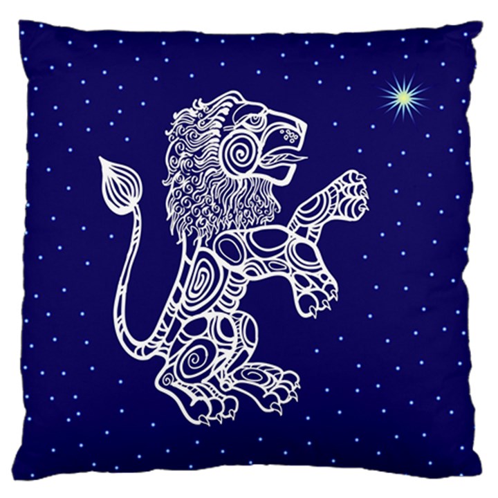 Leo Zodiac Star Standard Flano Cushion Case (Two Sides)