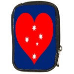 Love Heart Star Circle Polka Moon Red Blue White Compact Camera Cases Front