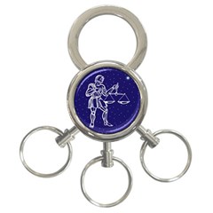 Libra Zodiac Star 3-ring Key Chains by Mariart