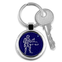 Libra Zodiac Star Key Chains (round)  by Mariart