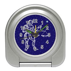 Libra Zodiac Star Travel Alarm Clocks by Mariart