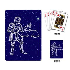 Libra Zodiac Star Playing Card by Mariart