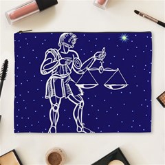 Libra Zodiac Star Cosmetic Bag (xl) by Mariart