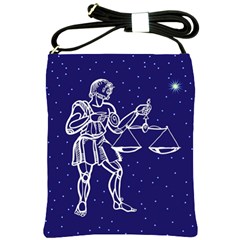 Libra Zodiac Star Shoulder Sling Bags by Mariart