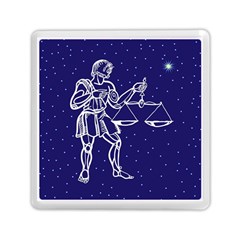 Libra Zodiac Star Memory Card Reader (square)  by Mariart