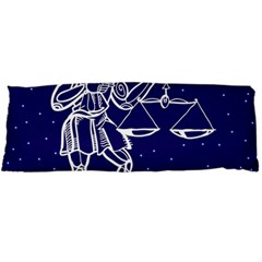 Libra Zodiac Star Body Pillow Case Dakimakura (two Sides) by Mariart