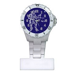 Libra Zodiac Star Plastic Nurses Watch by Mariart