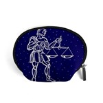 Libra Zodiac Star Accessory Pouches (Small)  Front