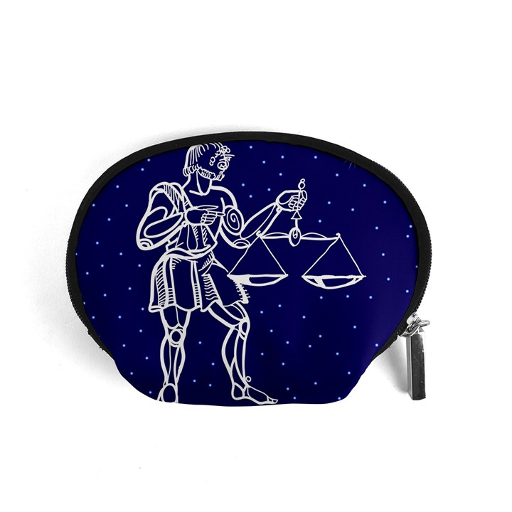 Libra Zodiac Star Accessory Pouches (Small) 