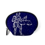 Libra Zodiac Star Accessory Pouches (Small)  Back